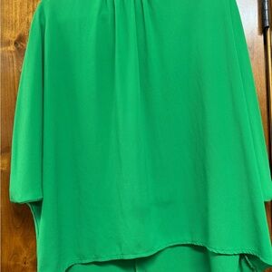 Vibrant Green Blouse